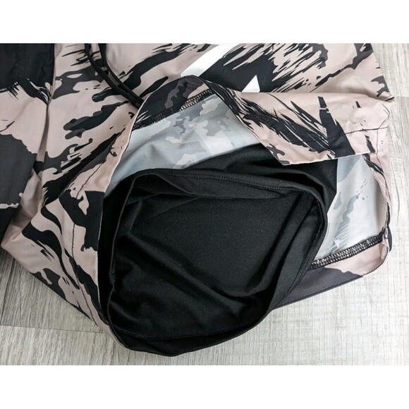 Alpine Slate Camo Axe Training Shorts Gym Running Stretch Gray Black Men's 2XL - Picture 2 of 10